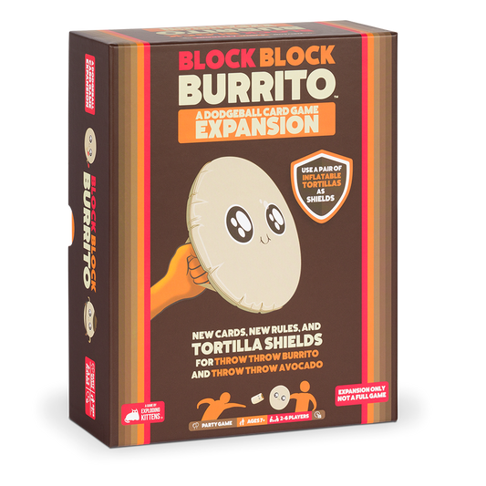 Block Block Burrito - The Throw Throw Expansion - Bản mở rộng trò chơi thẻ bài - Exploding Kittens