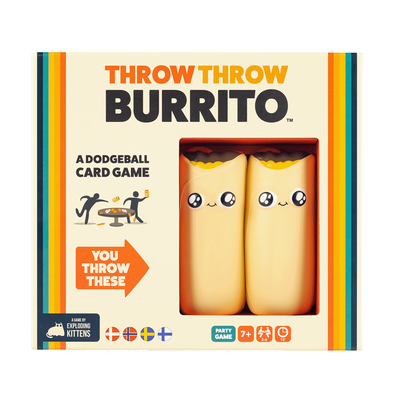 Throw Throw Burrito - Trò chơi thẻ bài ném bóng né - Exploding Kittens