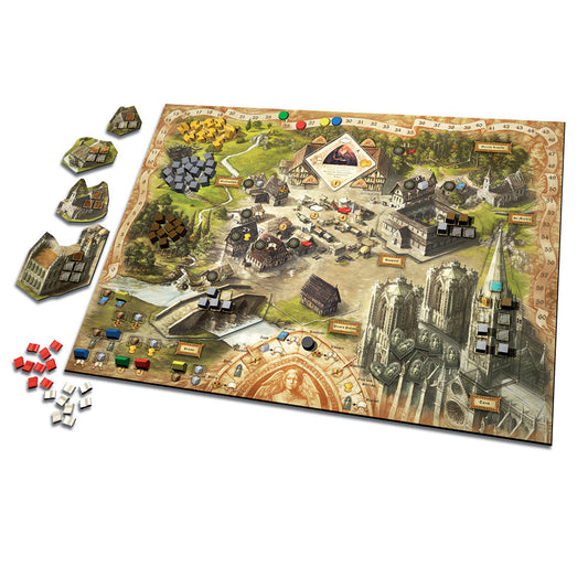 Pillars of the Earth Board Game - Trò Chơi Chiến Thuật Xây Dựng - Thames & Kosmos