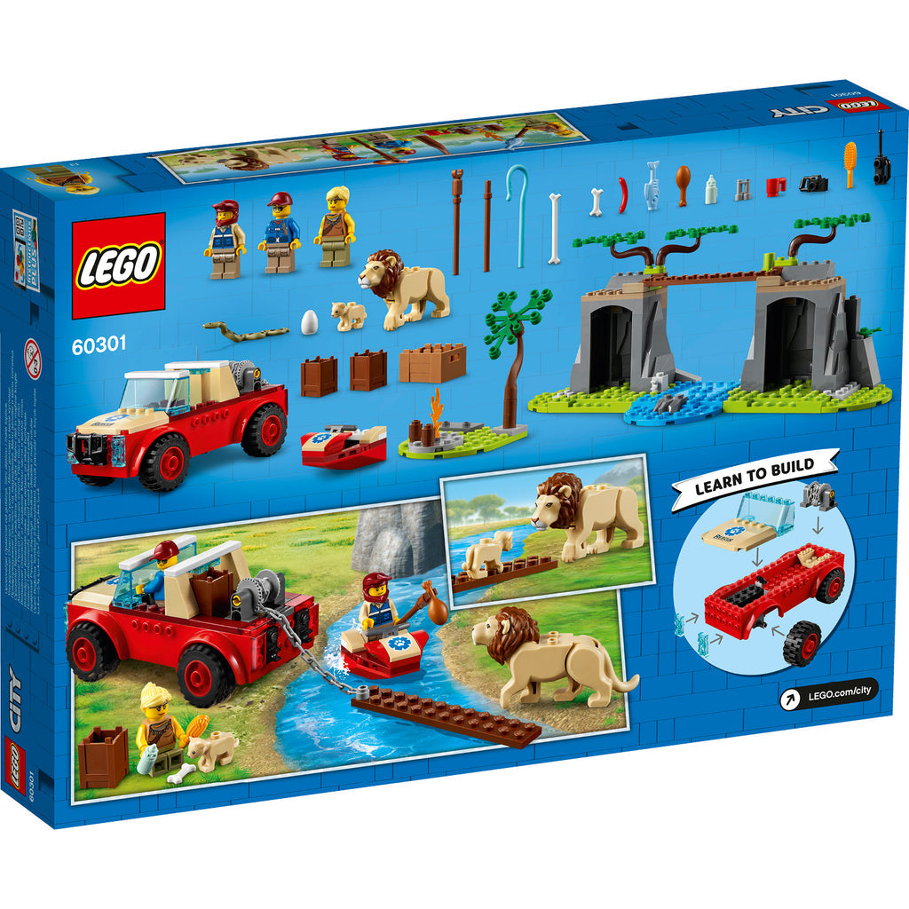 LEGO® City Wildlife Rescue Off-Roader - Xe Địa Hình Giải Cứu Động Vật - LEGO 60301 LEGO - ảnh 3 - Đồ chơi lắp ráp