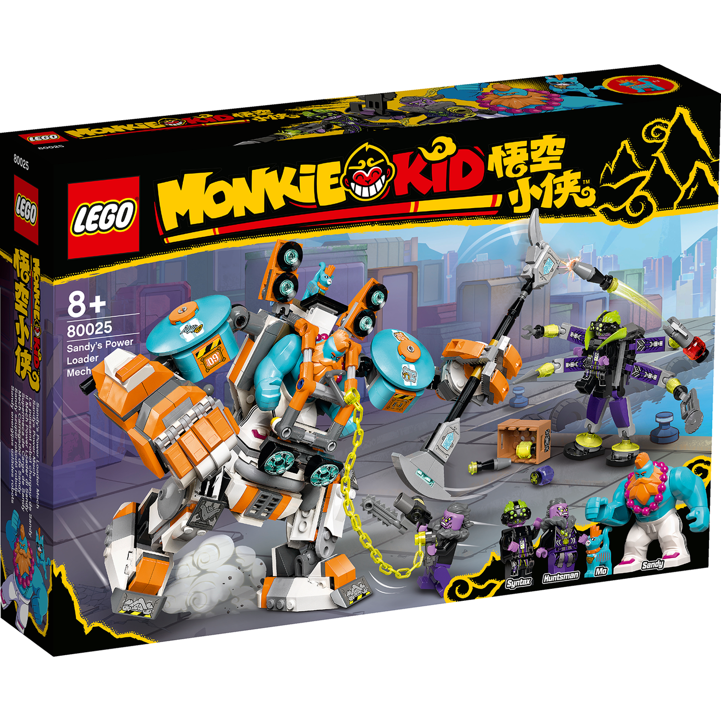 LEGO® Monkie Kid™ Sandys Power Loader Mech - Robot Sandy Quyền Năng - LEGO 80025 - Hình ảnh sản phẩm