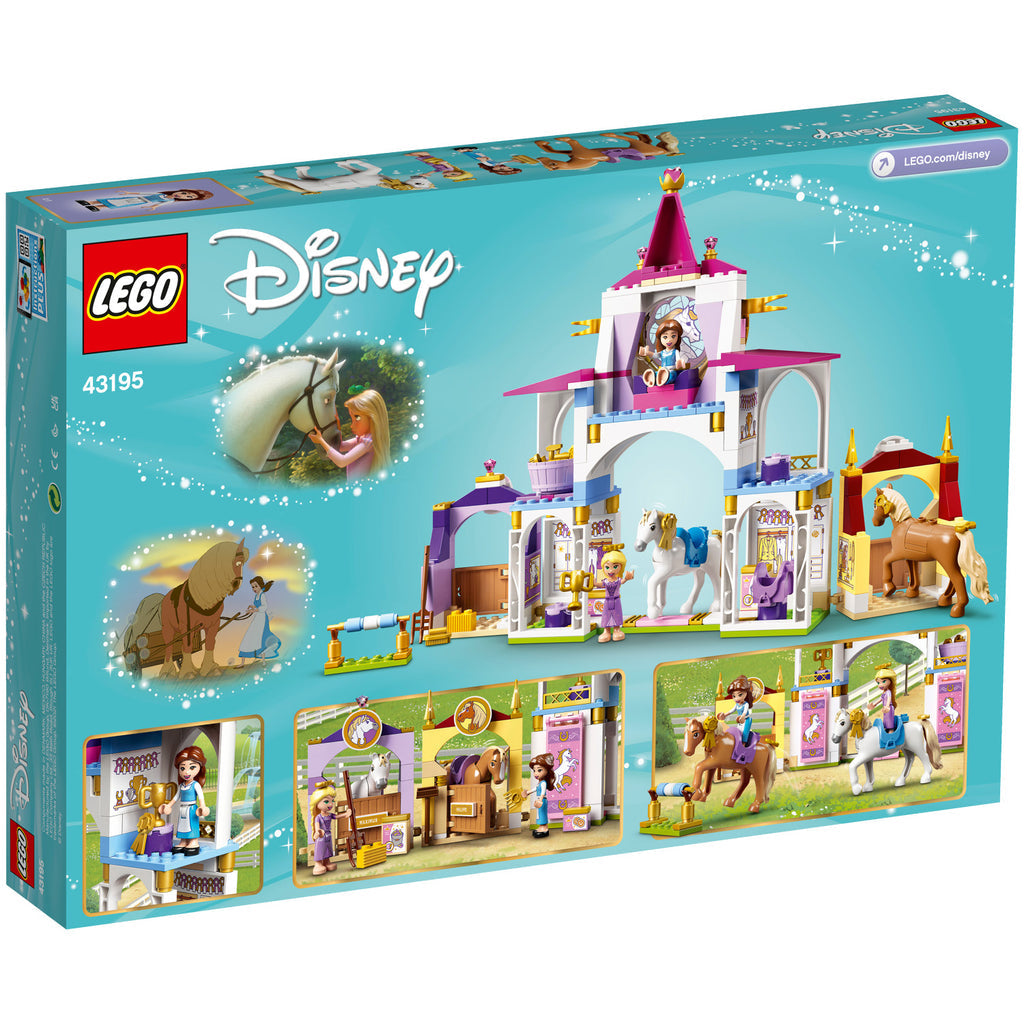 LEGO® Disney Belle and Rapunzel’s Royal Stables - Đồ chơi lắp ráp Chuồng ngựa Hoàng gia LEGO 43195