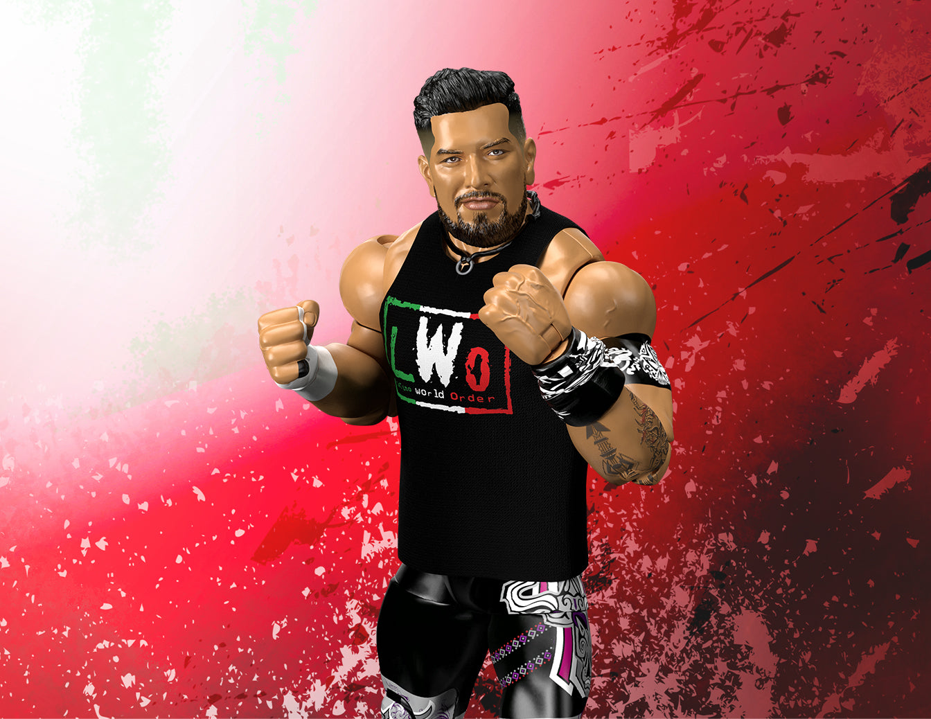 WWE Elite Collection Latino World Order (LWO) 5-Pack - Bộ 5 Mô Hình Action Figure Chính Hãng Mattel
