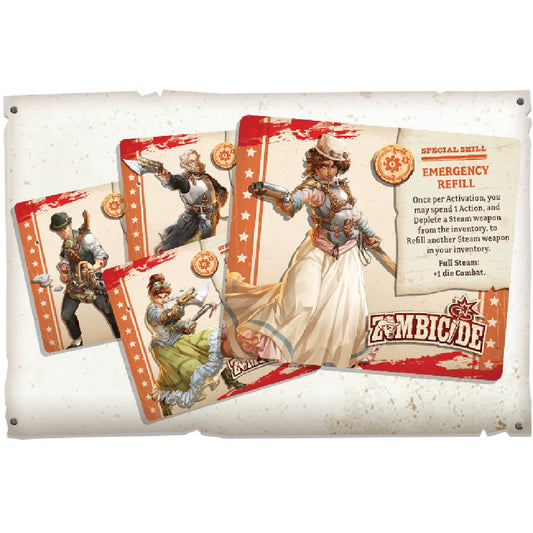 Zombicide: Undead or Alive Board Game Gears & Guns - Bản Mở Rộng Board Game Chiến Thuật Steampunk CMON