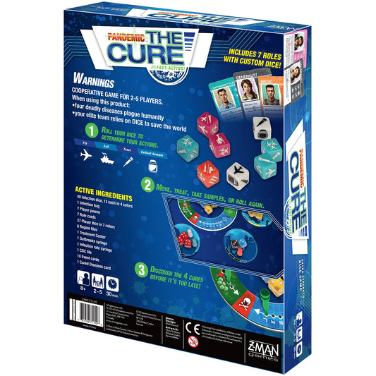 Pandemic: The Cure Board Game - Board Game Chiến Thuật Hợp Tác Đổ Xúc Xắc Z-Man Games