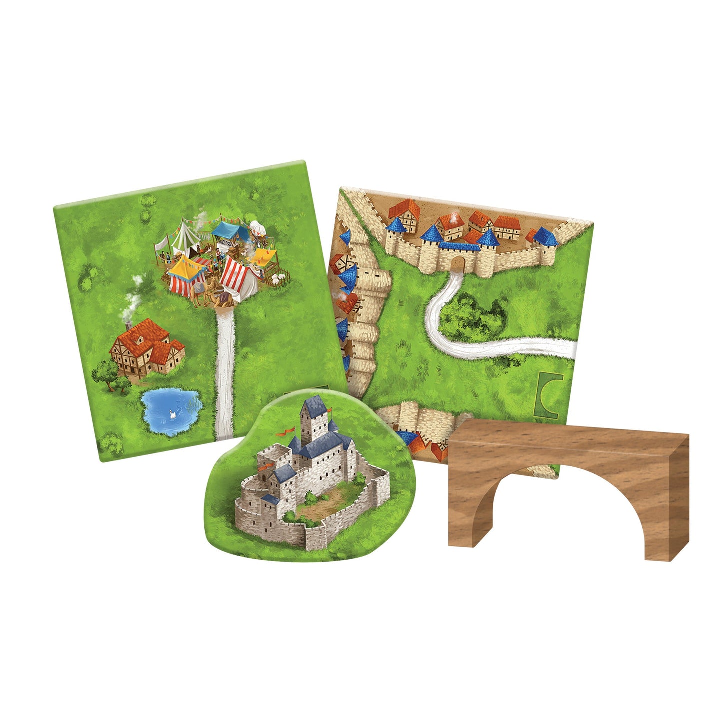 Carcassonne Bridges, Castles & Bazaars Board Game Expansion - Bản mở rộng Board game - Z-Man Games
