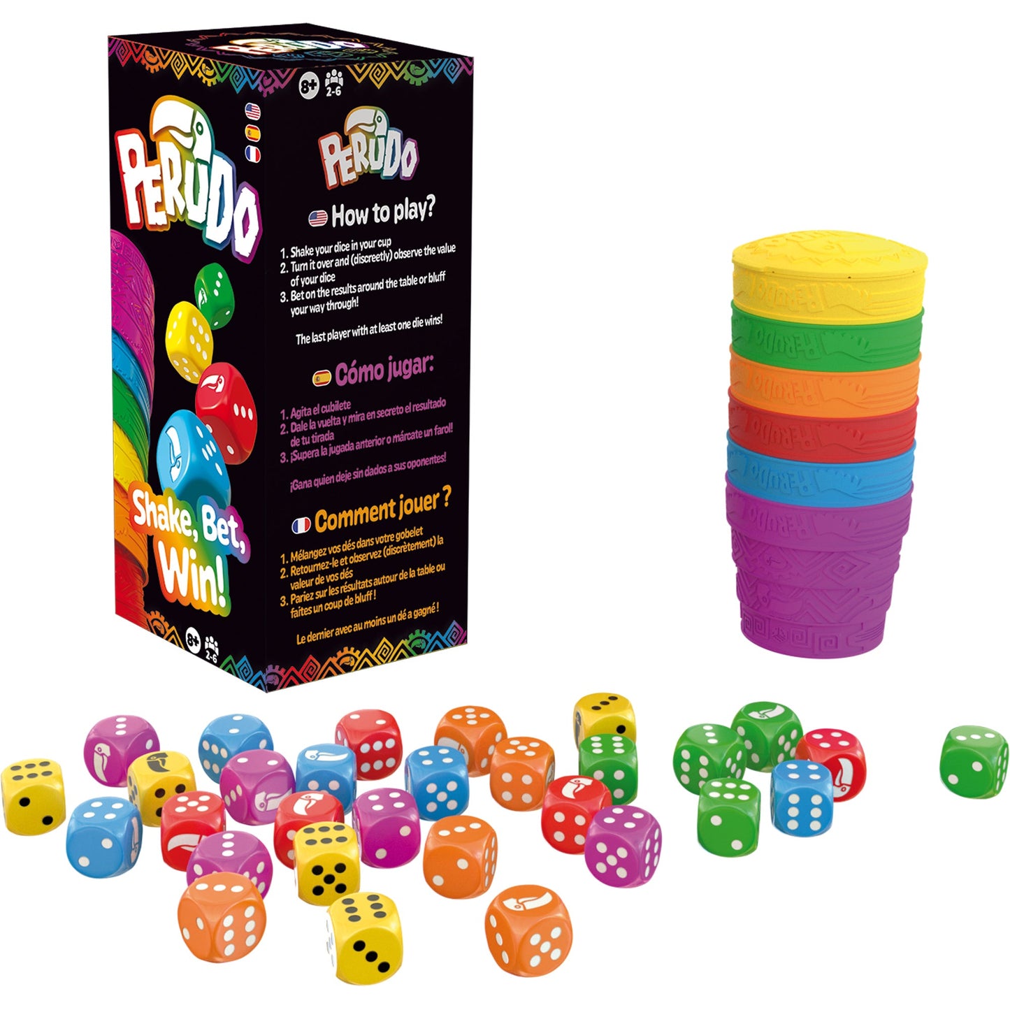 Perudo Party Game - Trò Chơi Xúc Xắc Nói Dối & Cá Cược - Zygomatic