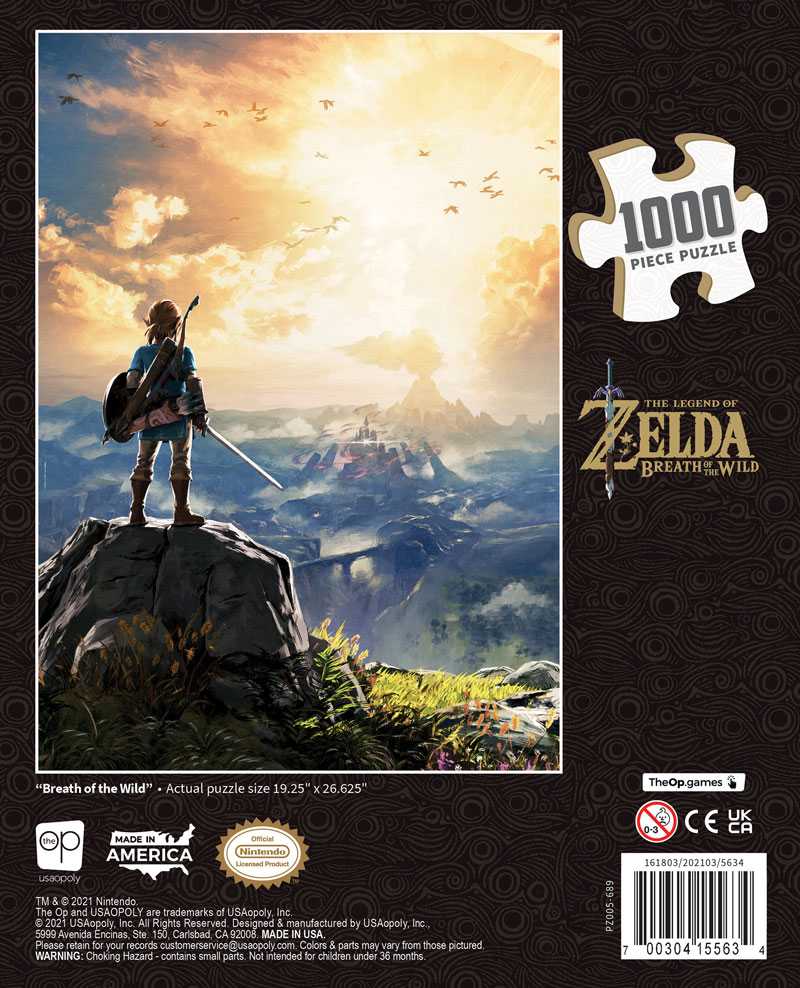 The Legend of Zelda™ "Breath of the Wild" 1000 Piece Puzzle - Bộ xếp hình 1000 mảnh - The Op Games