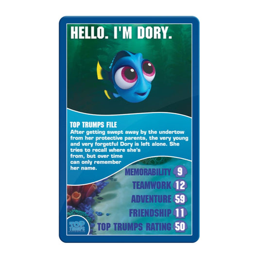 Finding Dory Top Trumps Card Game - Trò Chơi Thẻ Bài Disney - Winning Moves - Hình ảnh chi tiết 2