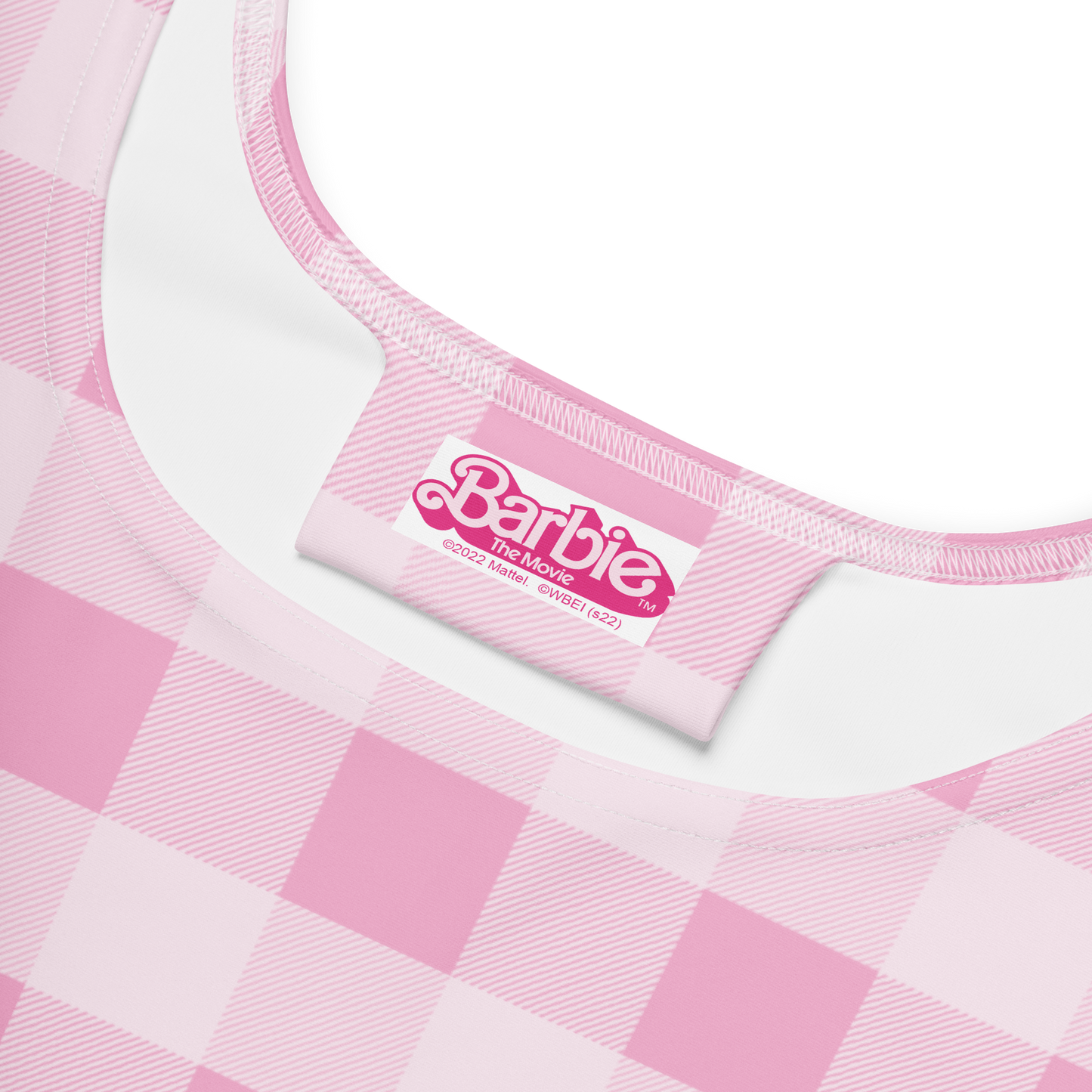 Gingham Print Dress - Barbie the Movie - Váy Xòe Họa Tiết Gingham Barbie Signature - Hình ảnh bổ sung 5