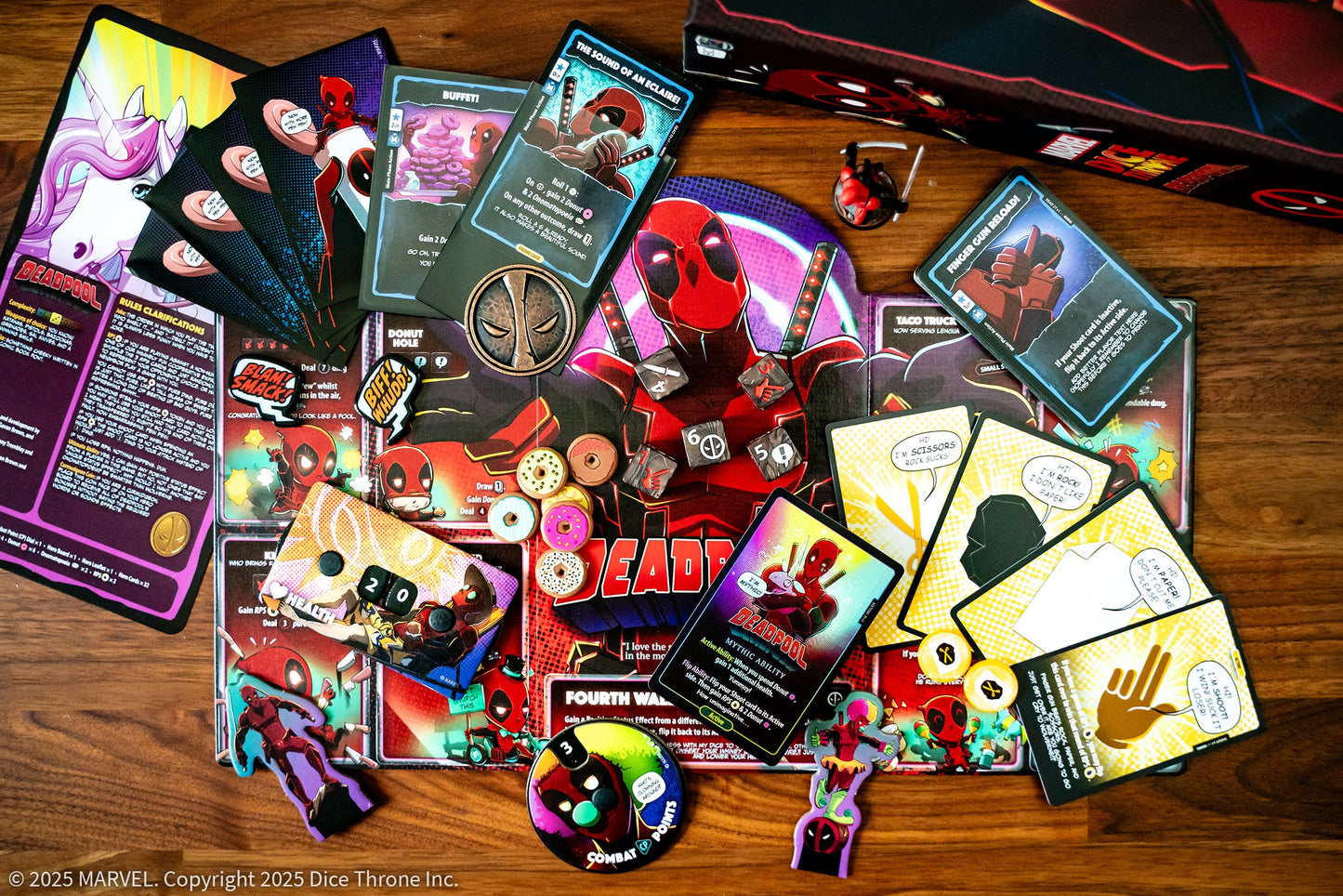 Marvel Dice Throne: Deadpool "Deluxe" Expansion - Bản mở rộng trò chơi xúc xắc Marvel - The Op Games