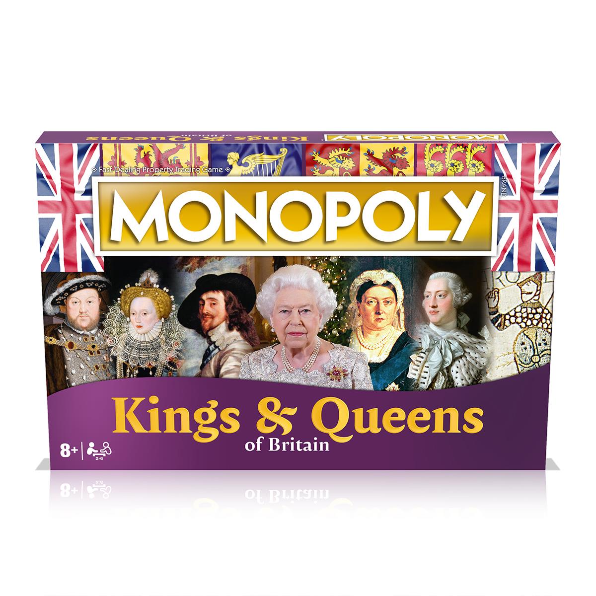 Kings and Queens Monopoly Board Game - Cờ Tỷ Phú Chủ Đề Lịch Sử Hoàng Gia Anh - Winning Moves - Hình ảnh bổ sung 6