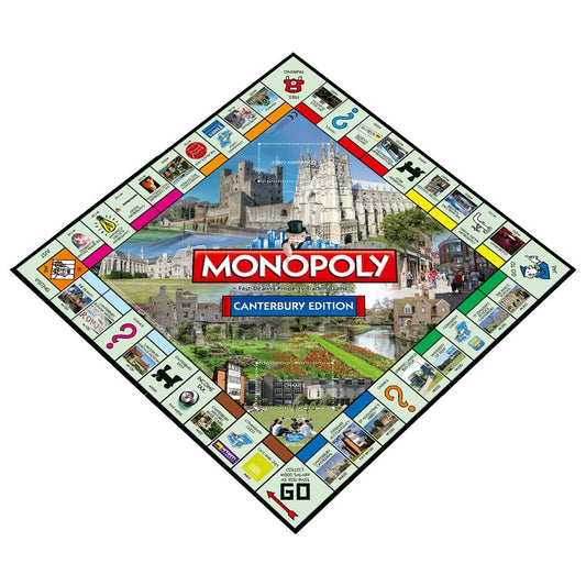 Canterbury Monopoly Board Game - Cờ Tỷ Phú Phiên Bản Thành Phố Canterbury - Winning Moves - Hình ảnh chi tiết 2