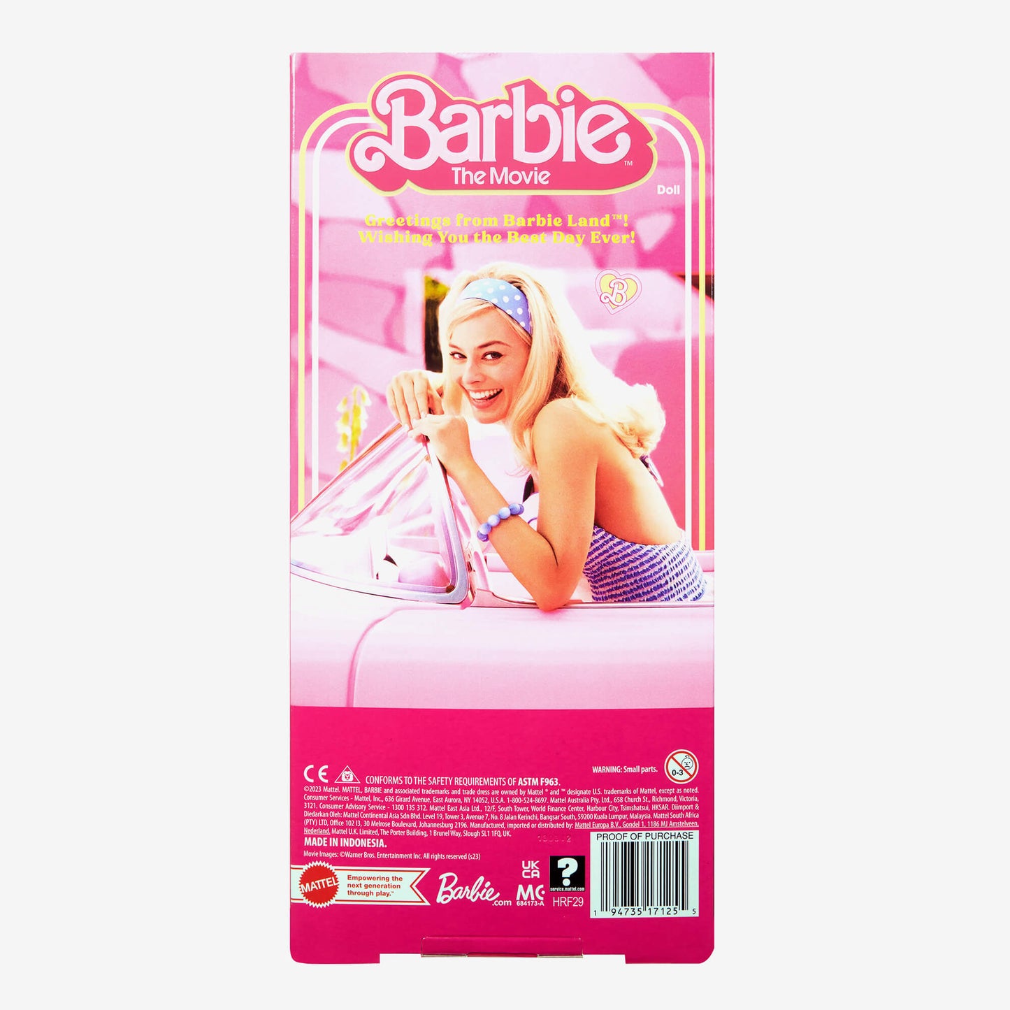Barbie in Pink Power Jumpsuit – Barbie The Movie - Búp bê Sưu tầm Chính hãng Mattel