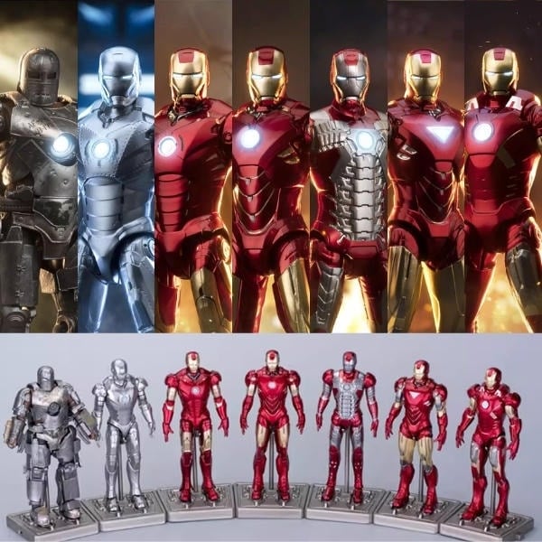 Mô hình Marvel - Iron Man Mark III - 4 Inch - ZD Toys - ZM21