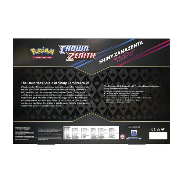 PB165 - Bài Pokemon TCG Crown Zenith Premium Figure Collection Shiny Zamazenta