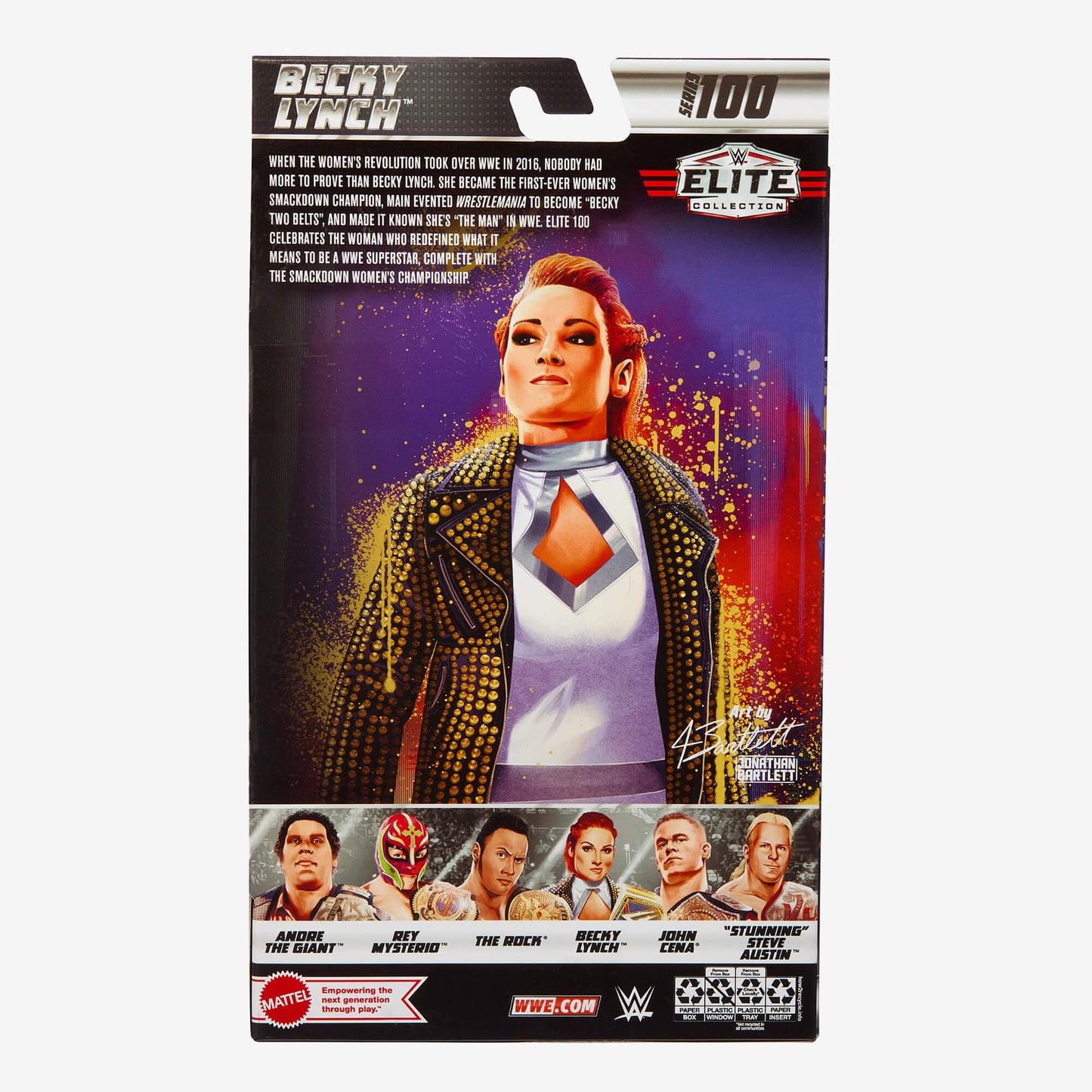 WWE Elite Collection Becky Lynch Action Figure - Mô Hình Đô Vật Mỹ Mattel HKN83 - Hình ảnh bổ sung 7