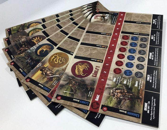 Blood Rage: Cardboard Clan Dashboards (Kickstarter Special)
