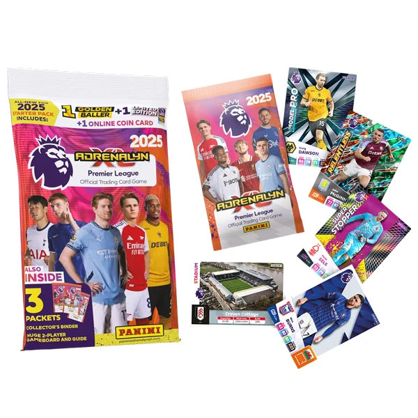 Premier League Adrenalyn 2025 Start Card Set - Bộ thẻ hình khởi đầu Ngoại Hạng Anh - PANINI 8051708015317