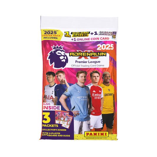 Premier League Adrenalyn 2025 Start Card Set - Bộ thẻ hình khởi đầu Ngoại Hạng Anh - PANINI 8051708015317