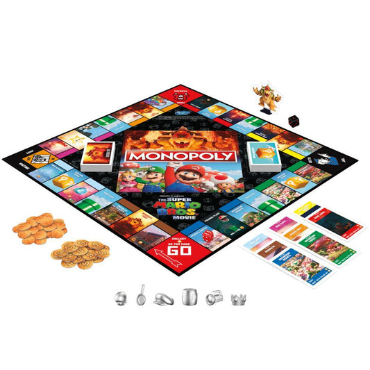 Cờ Tỷ Phú Monopoly The Super Mario Bros. Movie Edition (Kèm Token Bowser) Hasbro