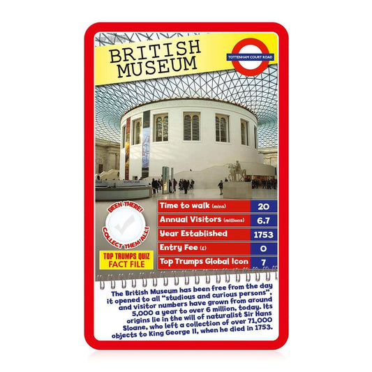 London 30 Things to See Top Trumps Card Game - Trò chơi thẻ bài giáo dục du lịch - Winning Moves - Hình ảnh chi tiết 2
