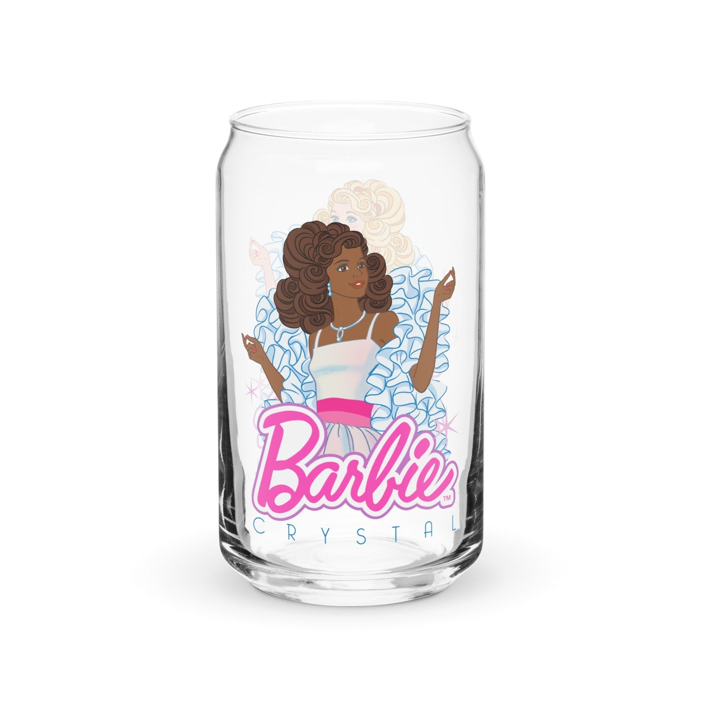 Barbie 1980's Crystal Glass Ly Thủy Tinh Hình Lon 473ml Mattel Creations - Hình ảnh bổ sung 4