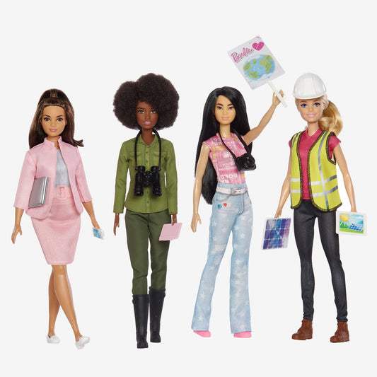 Barbie Eco-Leadership Team (2022 Career of the Year Four Doll Set) Bộ 4 Búp Bê Nghề Nghiệp Bảo Vệ Môi Trường Barbie - Hình ảnh chi tiết 2