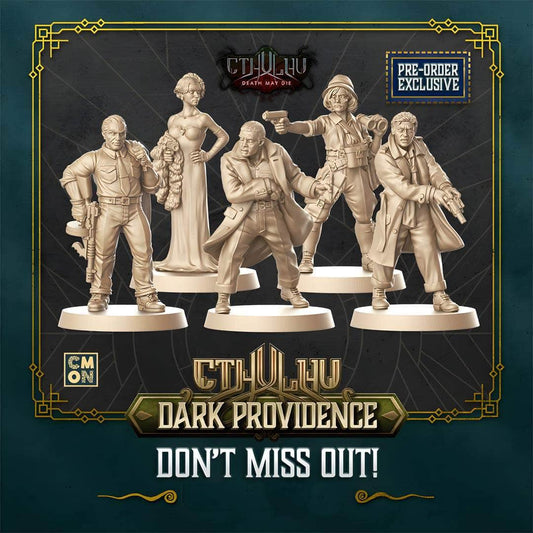 Cthulhu Death May Die: Dark Providence Promo Investigator Bundle (Kickstarter Pre-Order Special)