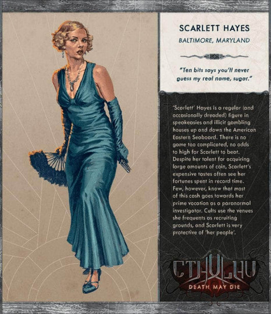 Cthulhu Death May Die: Scarlett Hayes Figure (Kickstarter Special)