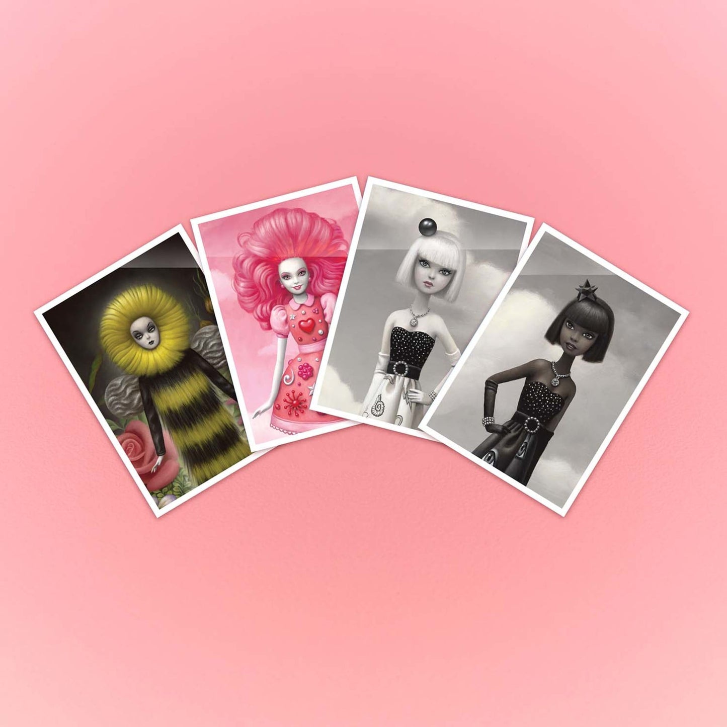 Mark Ryden x Barbie Postcard Set - Bộ Bưu Thiếp Nghệ Thuật Sưu Tầm - Mattel Creations - Hình ảnh bổ sung 6