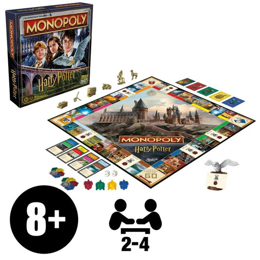 Bộ Cờ Tỷ Phú Monopoly Harry Potter Edition - Khám Phá Thế Giới Phù Thủy (F9422) Hasbro