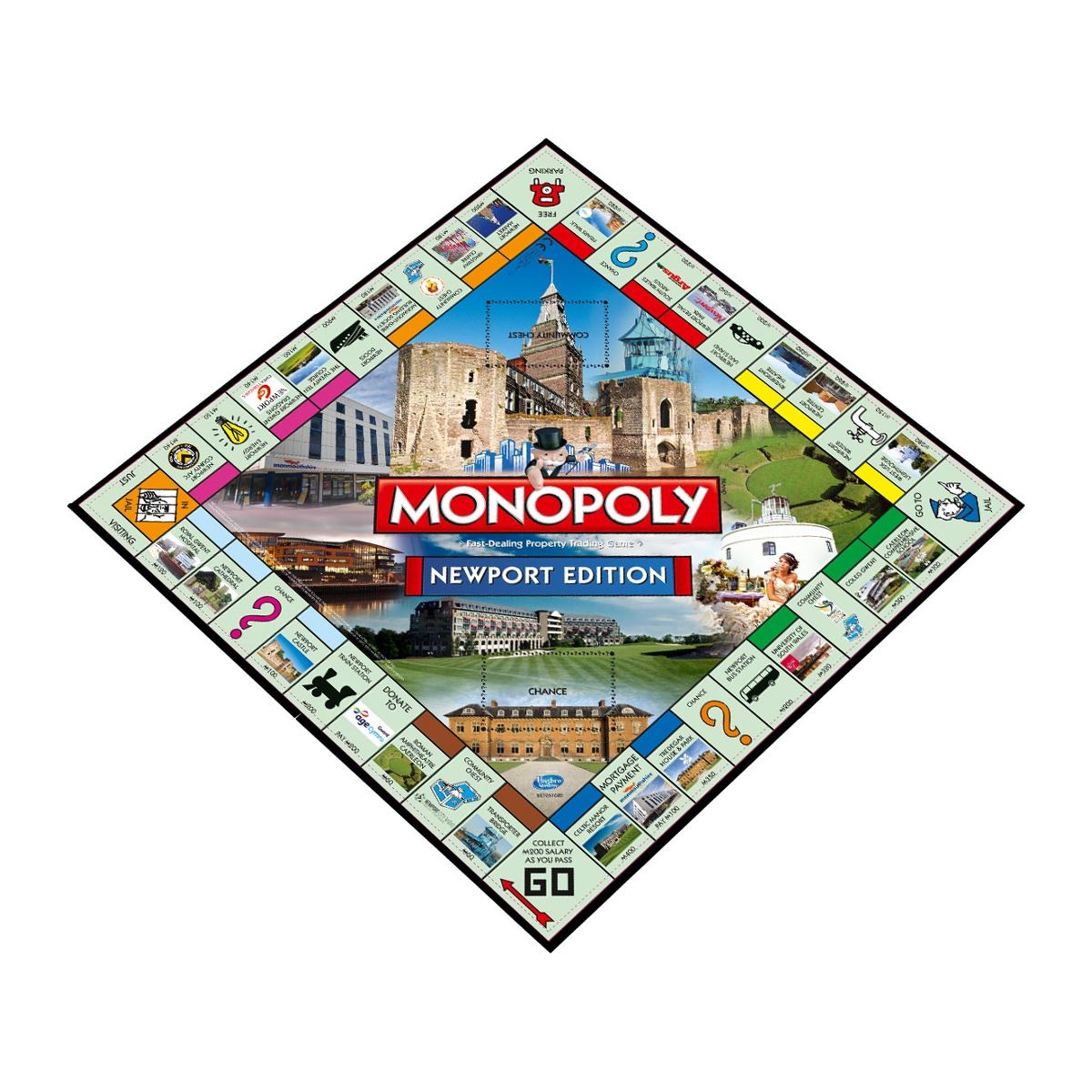 Newport Monopoly Board Game - Trò Chơi Cờ Tỷ Phú Phiên Bản Newport - Winning Moves - Hình ảnh chi tiết 2