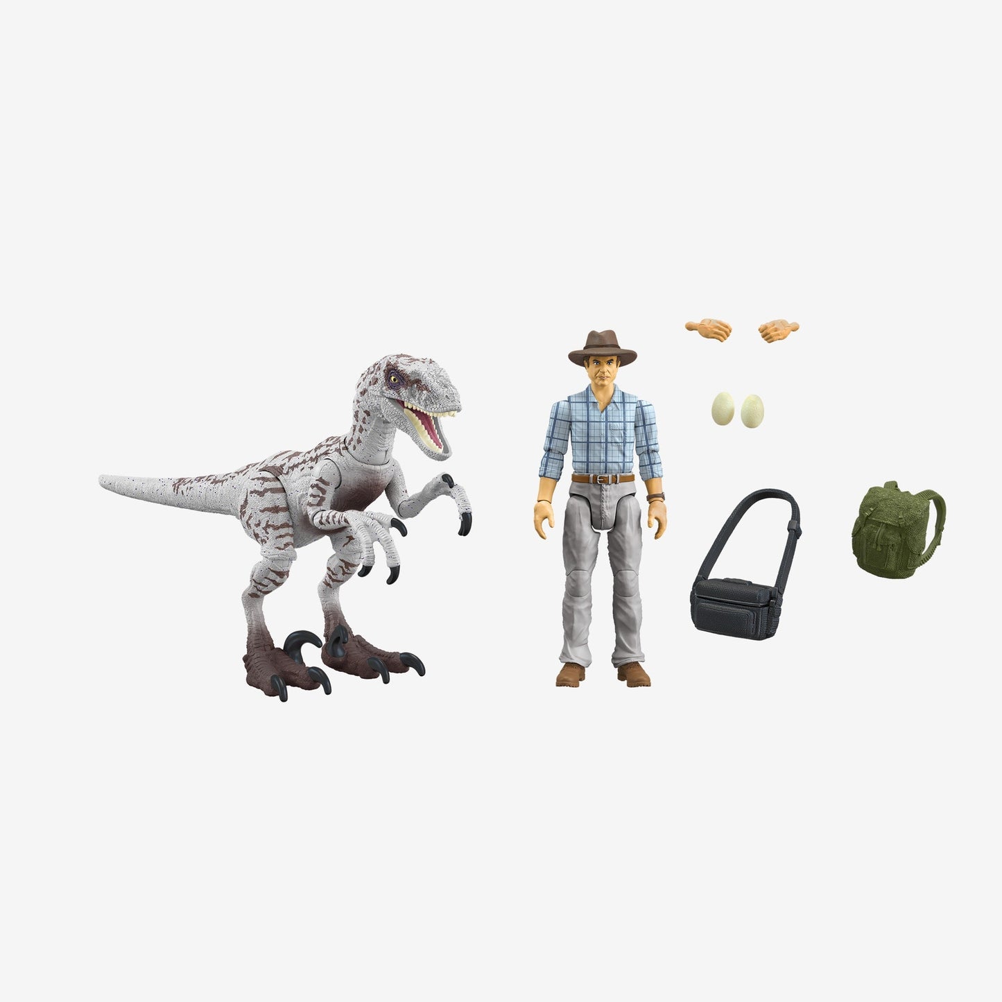 Jurassic World Toys Dr Grant & Raptor Figures Hammond Collection - Mô hình nhân vật - Mattel - Hình ảnh bổ sung 5