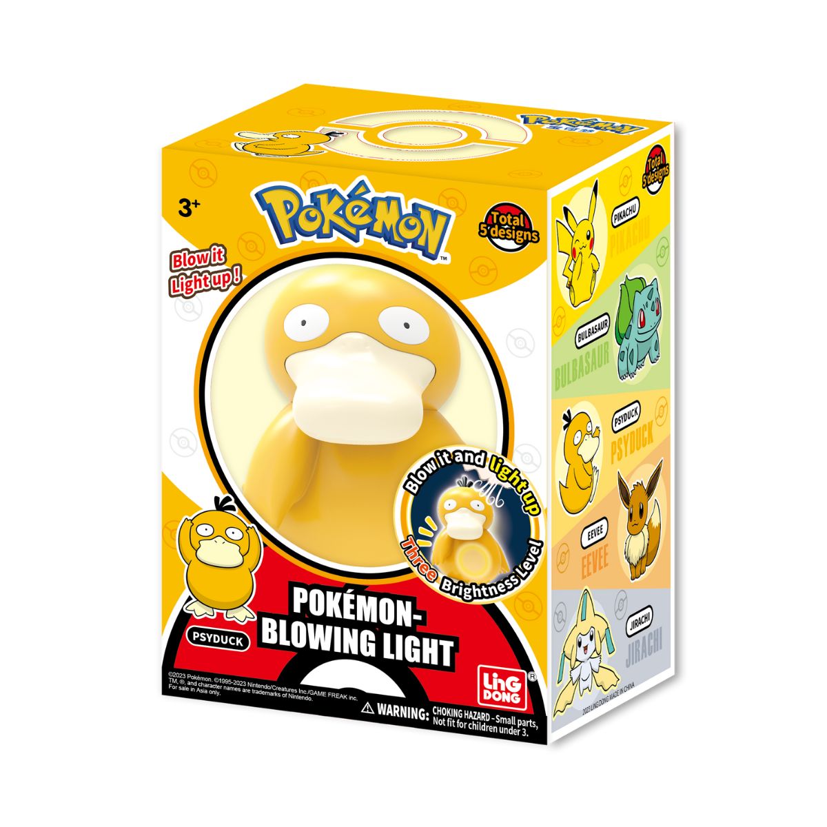 Pokemon Psyduck Light Up Model - Đèn mô hình cảm biến thổi - POKEMON TOYS 8190