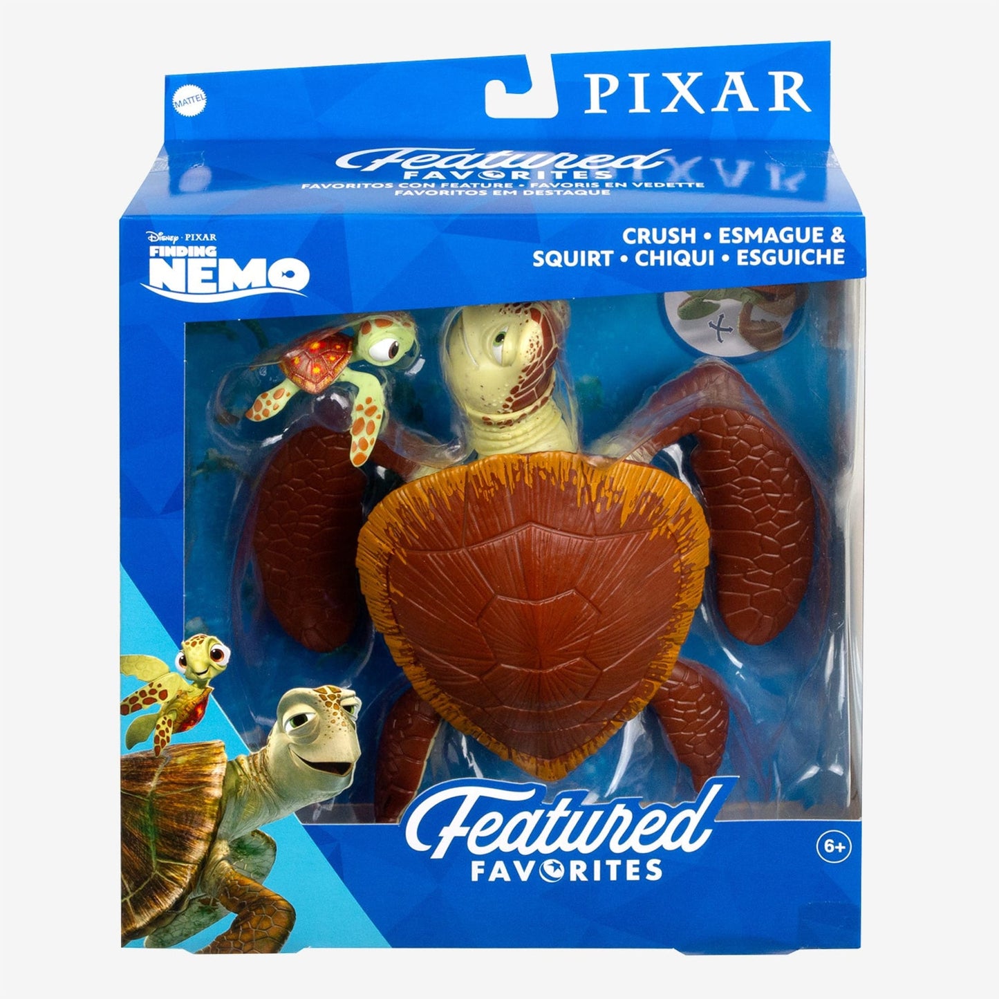 Pixar Featured Favorites Crush & Squirt Figures Bộ Mô Hình Action Figures - Mattel HDW73 - Hình ảnh bổ sung 7
