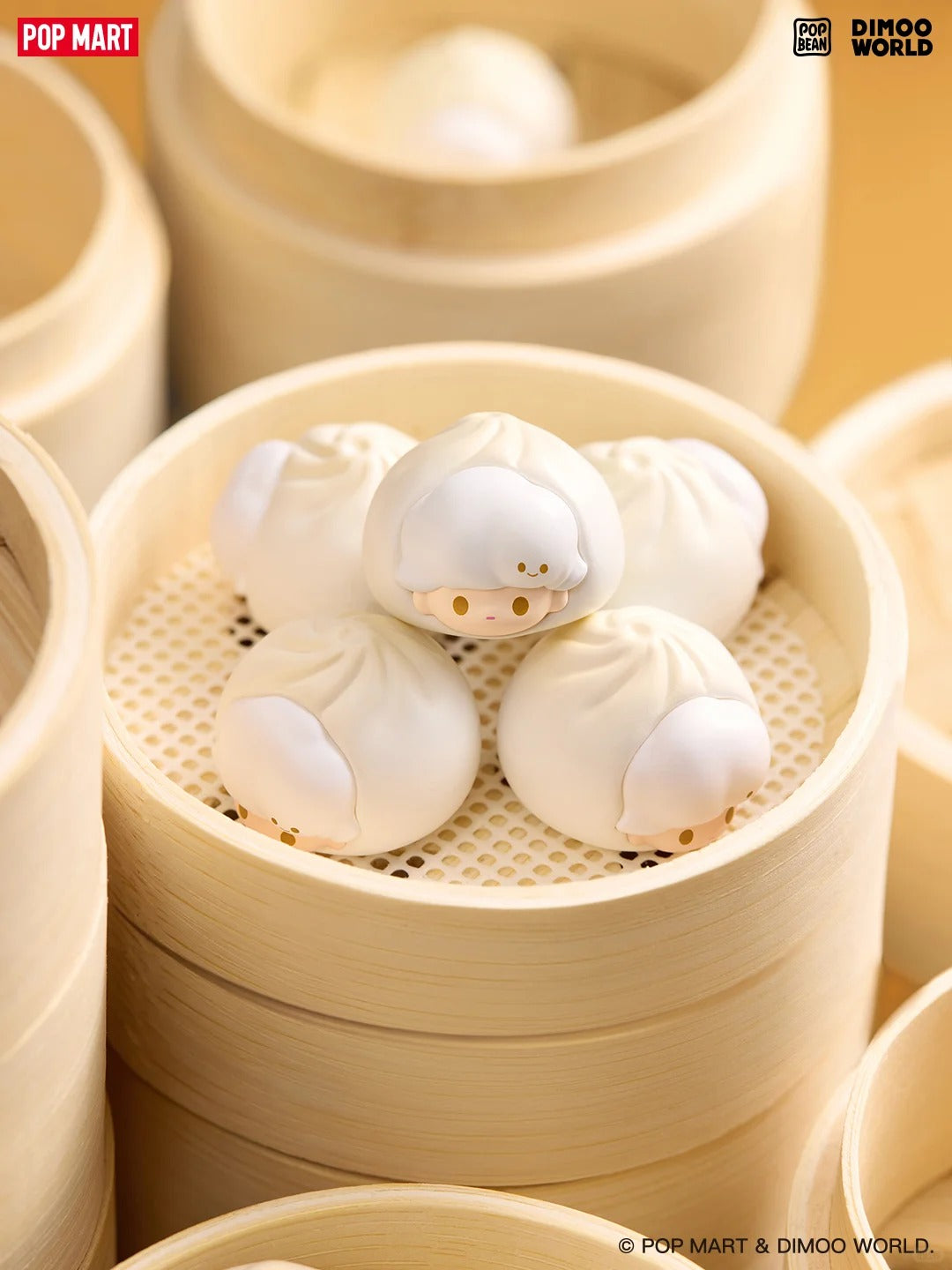 Popbean Dimoo Xiao Long Bao - Mô Hình Mini Chính Hãng Pop Mart