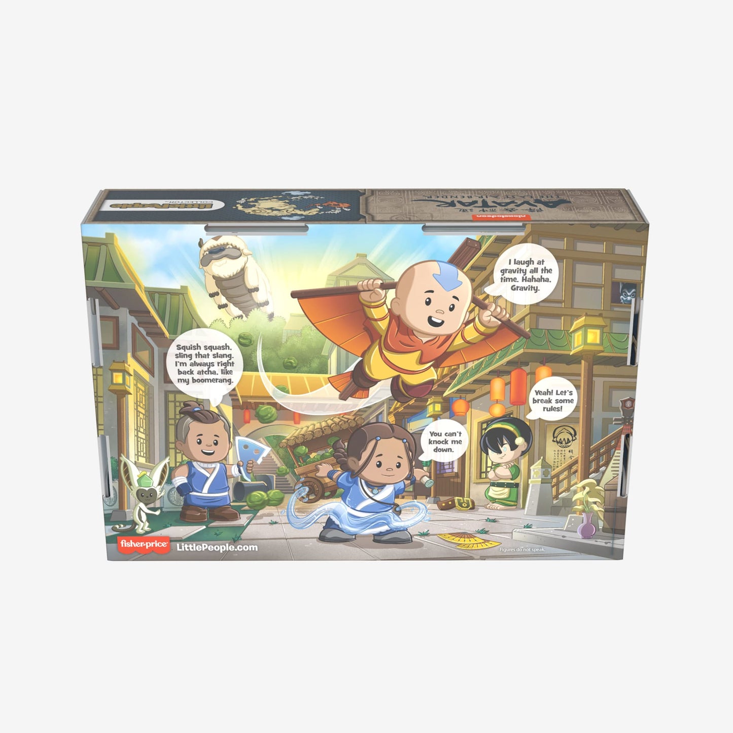 Little People Collector Avatar The Last Airbender - Bộ Mô Hình Action Figure 4 Nhân Vật Mattel Fisher-Price - Hình ảnh bổ sung 8