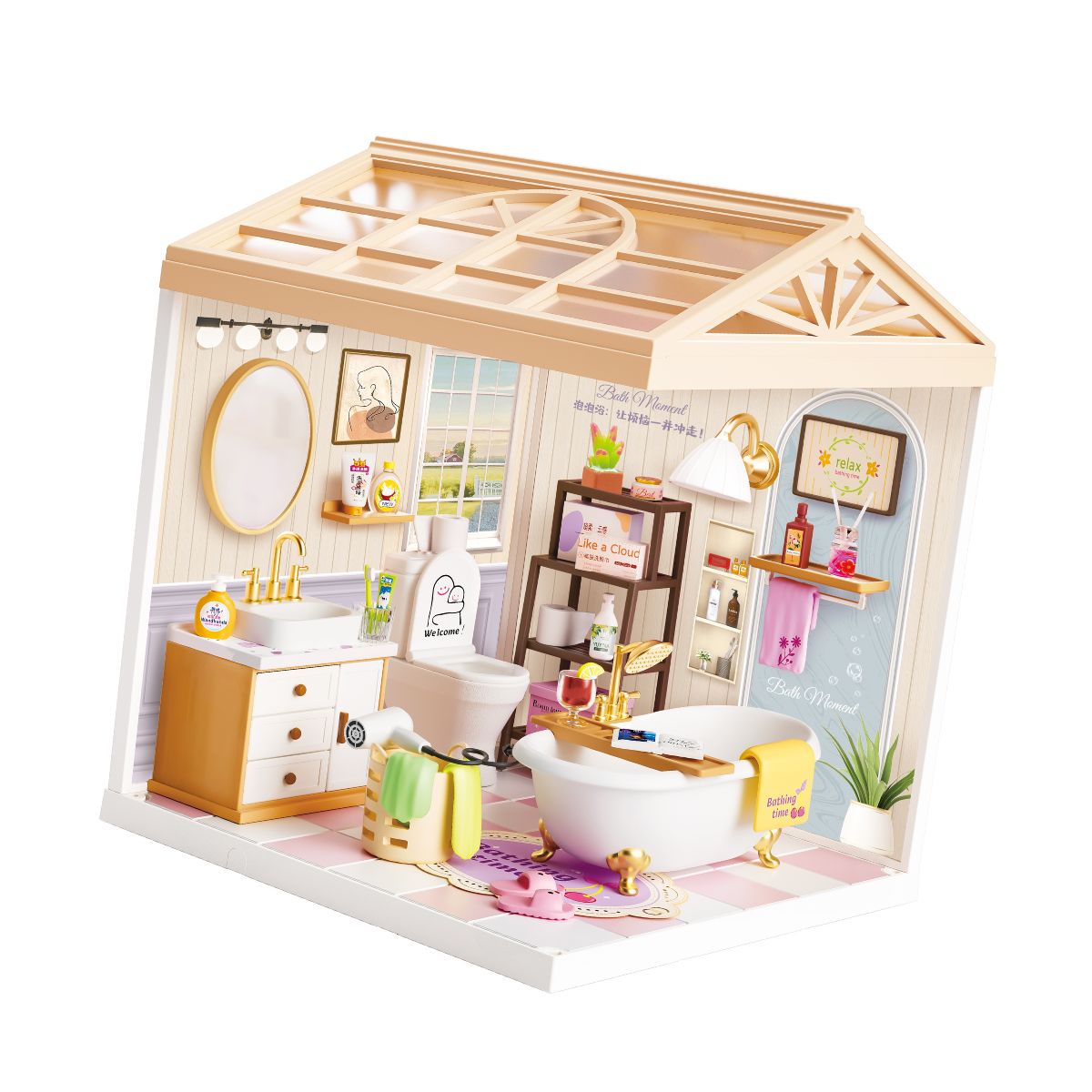 Đồ Chơi Lắp Ráp Mini House - Phòng Tắm SWEET HEART SH809