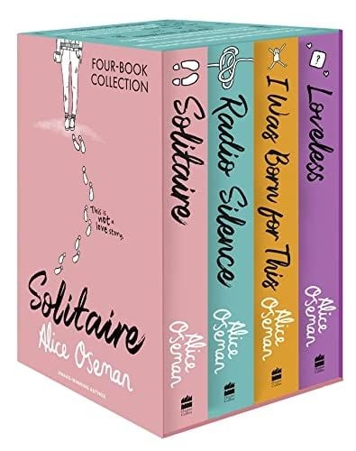 Alice Oseman Four-Book Collection Box Set (Solitaire, Radio Silence, I Was Born For This, Loveless) - Bộ Sách Ngoại Văn Tiếng Anh Alice Oseman - Hình ảnh sản phẩm