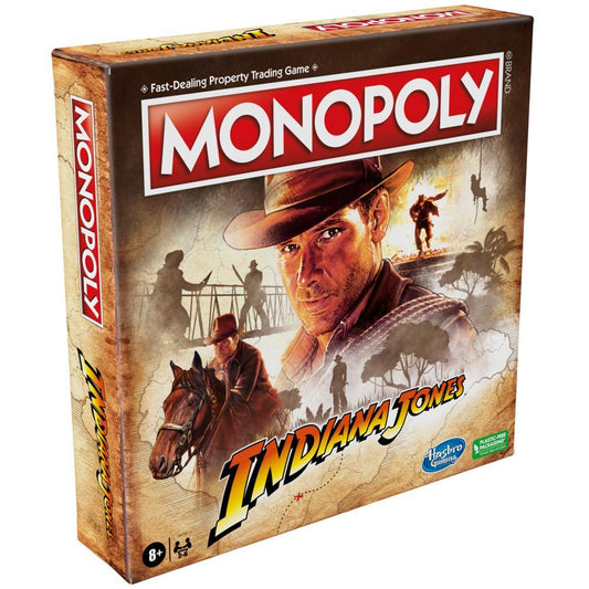 Bộ Cờ Tỷ Phú Monopoly Indiana Jones - Board Game Phiêu Lưu Khảo Cổ (F4112) Hasbro