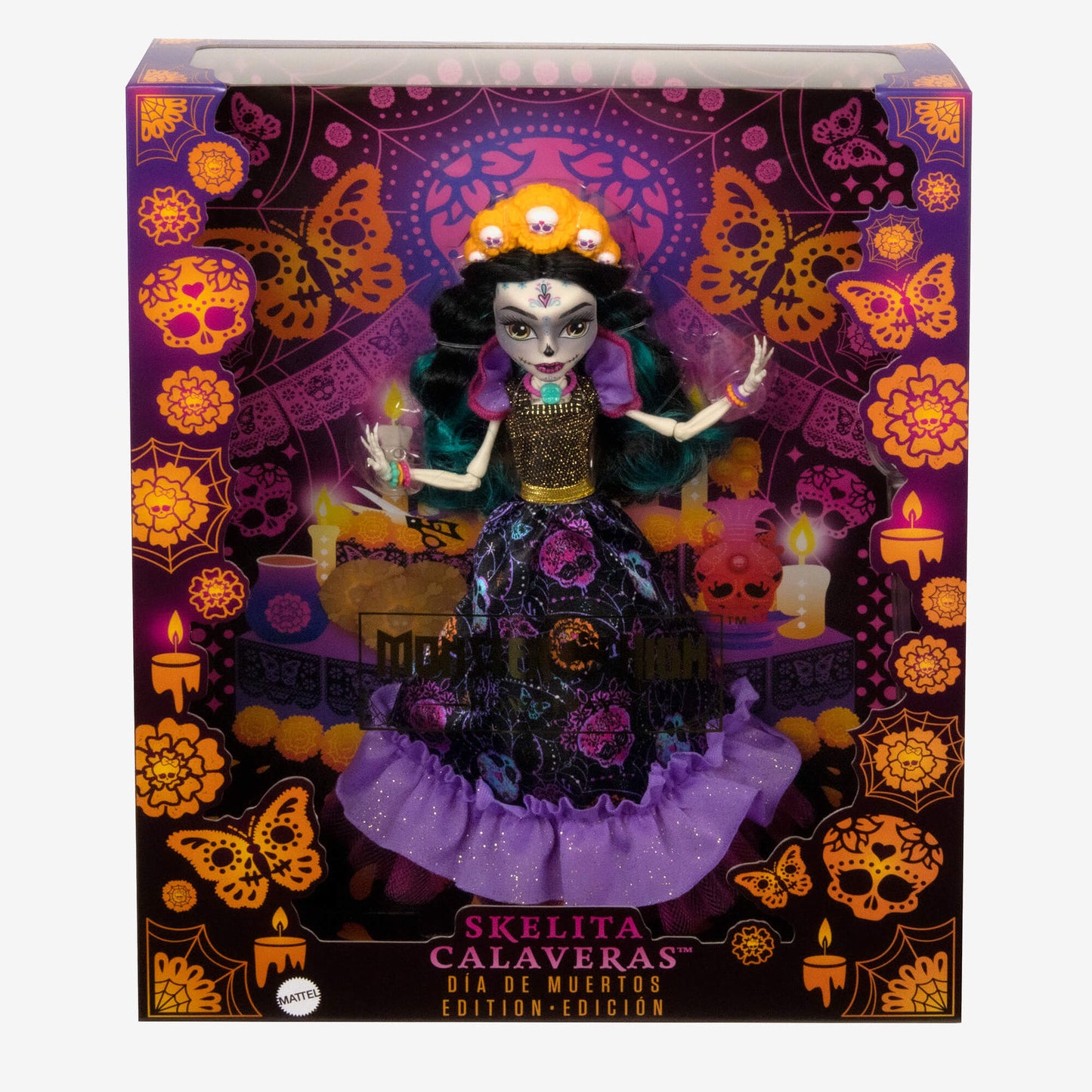 Monster High Howliday Día De Muertos Skelita Calaveras Doll - Búp Bê Sưu Tầm Cao Cấp - Mattel HNF96 Mattel - Dolls