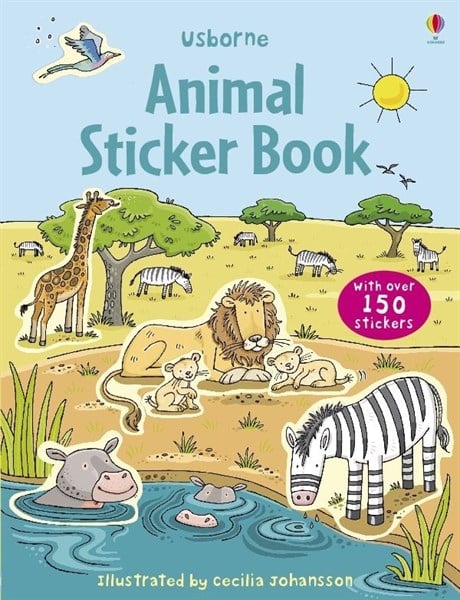 Sách - Anh: Animal Sticker Book