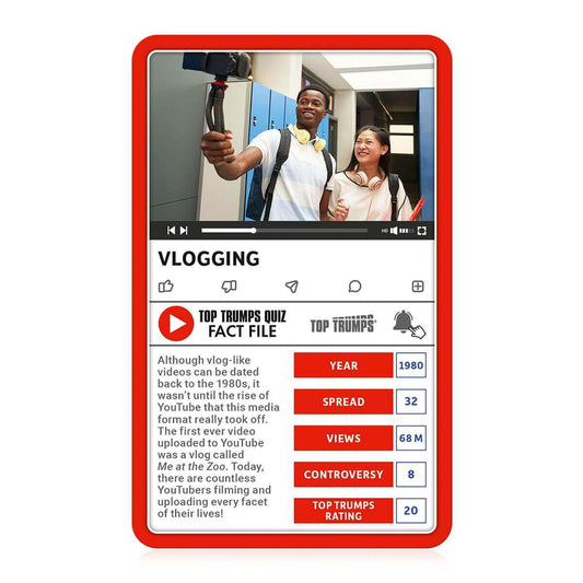Top Trumps Gen Z - Guide to YouTube Trends | Trò chơi thẻ bài xu hướng YouTube | Winning Moves - Hình ảnh chi tiết 2