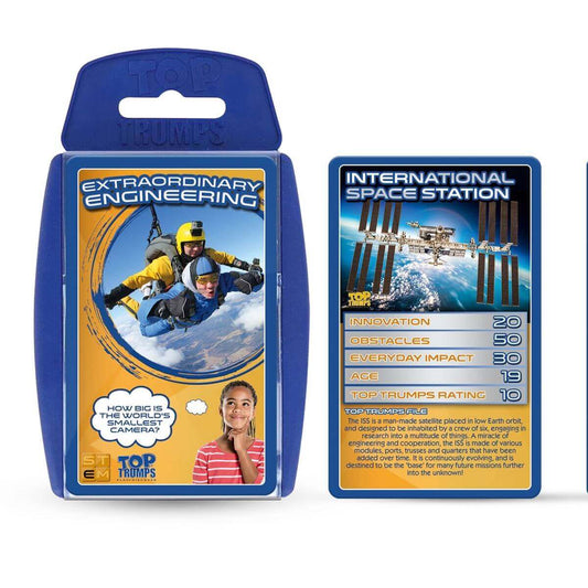 STEM Learning Top Trumps 4 Pack Card Game Bundle - Bộ Bài Giáo Dục STEM - Winning Moves - Hình ảnh chi tiết 2