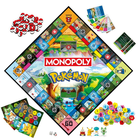 Board Game Cờ Tỷ Phú Monopoly: Phiên Bản Pokémon (G0716) - Thế Hệ Mới Hasbro