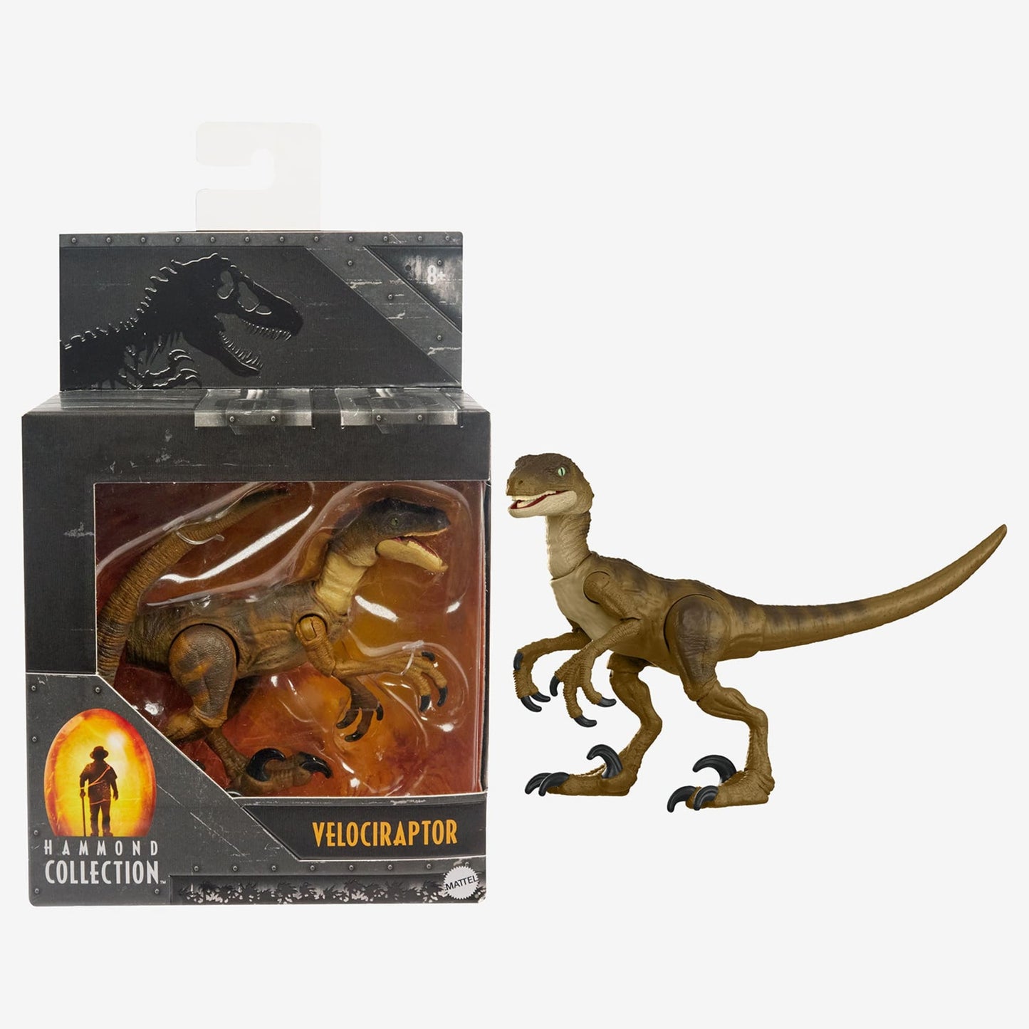 Jurassic World Hammond Collection Velociraptor Figure - Mô hình Khủng long khớp động - Mattel - Hình ảnh bổ sung 5