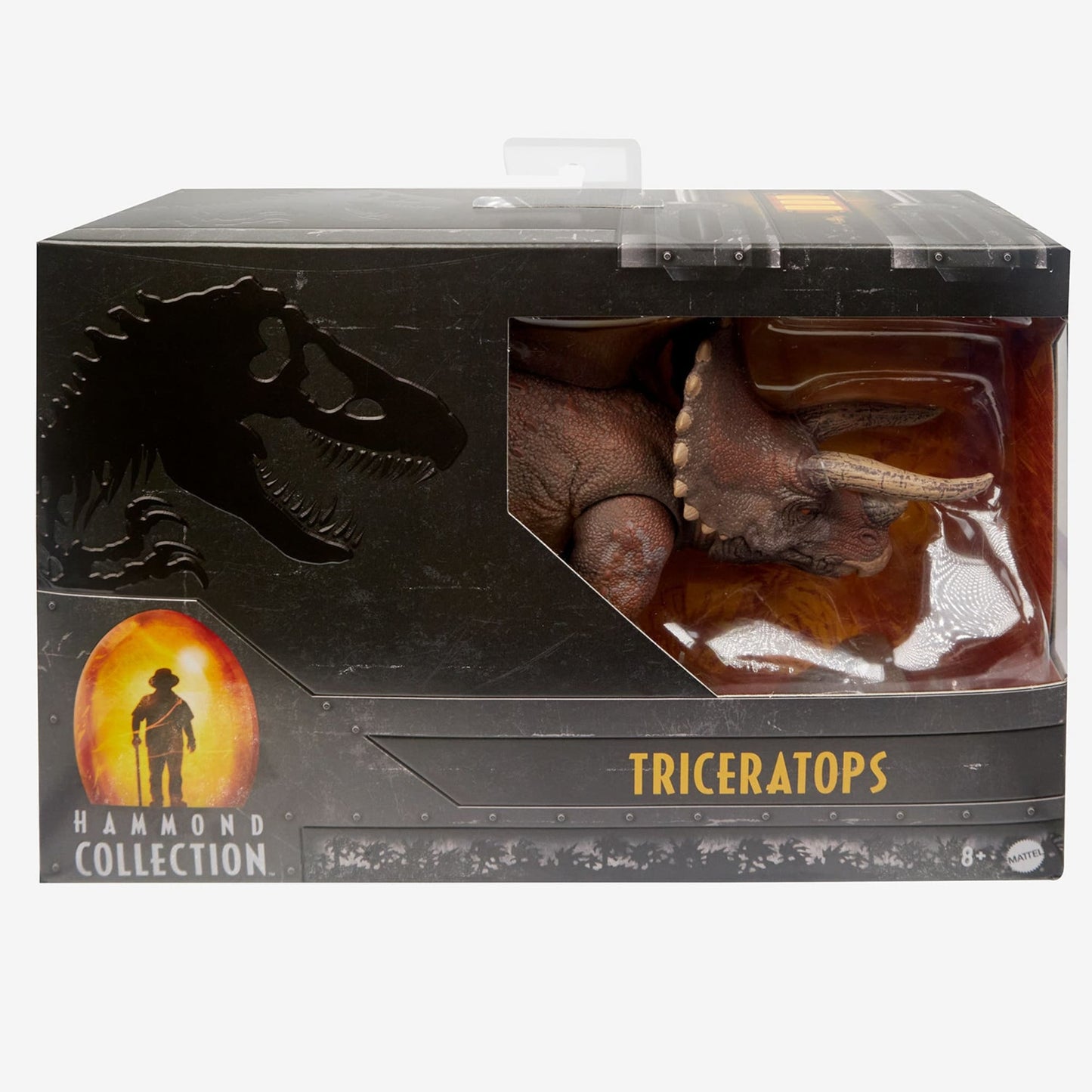 Jurassic World Hammond Collection Triceratops Figure - Mô Hình Khủng Long Ba Sừng Cao Cấp Mattel Mattel - ảnh 2 - Action Figu