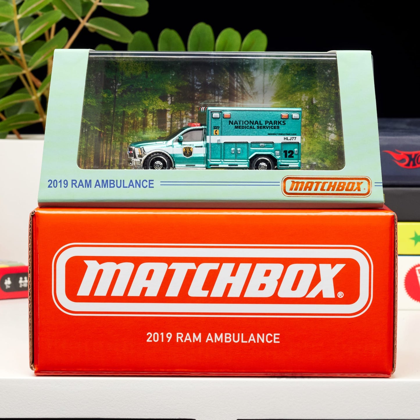 Matchbox 2019 Ram Ambulance Xe Mô Hình Cứu Thương Cao Cấp Matchbox HLJ77 Matchbox - ảnh 3 - Mô hình xe die-cast