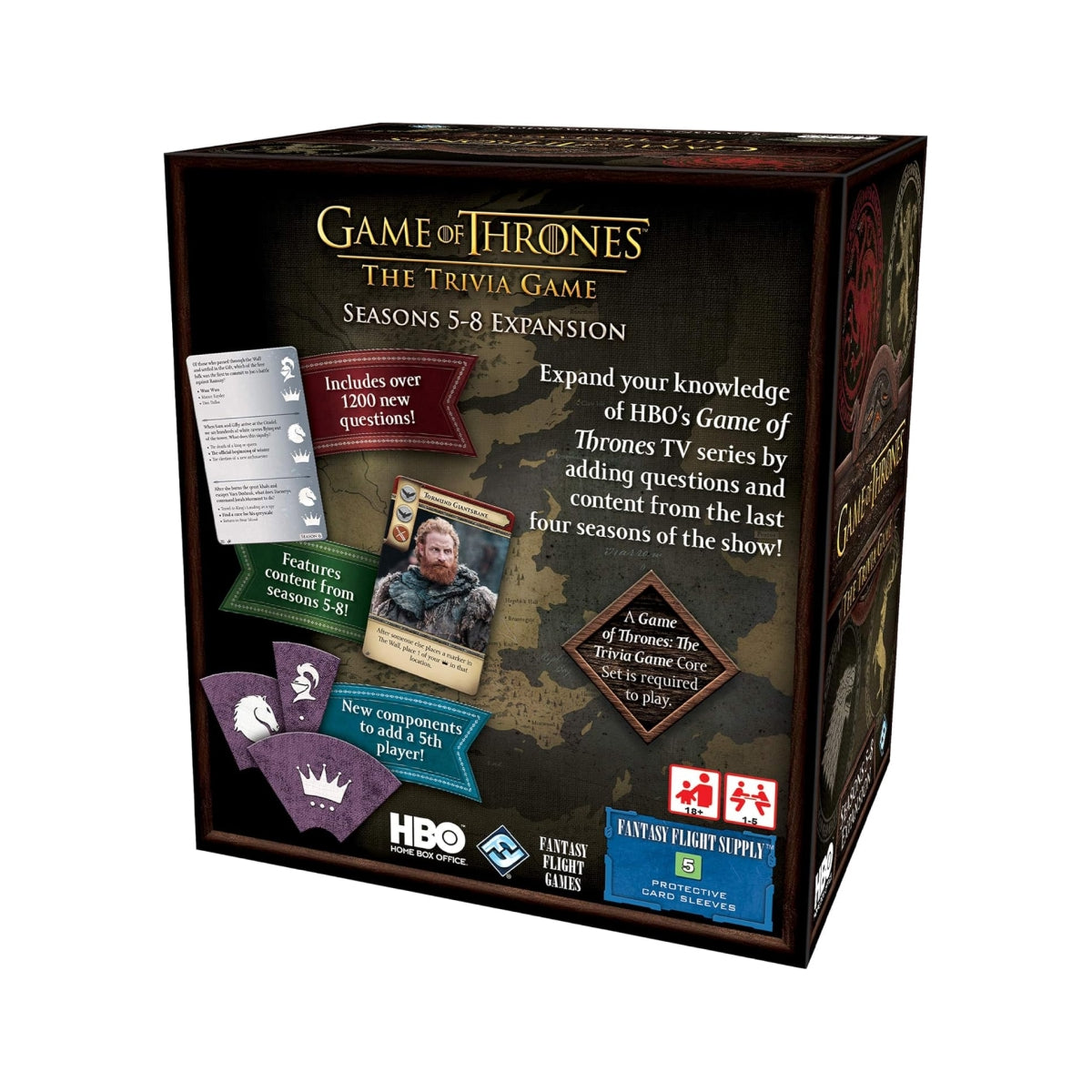 Game Of Thrones: The Trivia Game Seasons 5-8 Expansion | Bản Mở Rộng Board Game Đố Vui | Fantasy Flight Games - Hình ảnh bổ sung 4